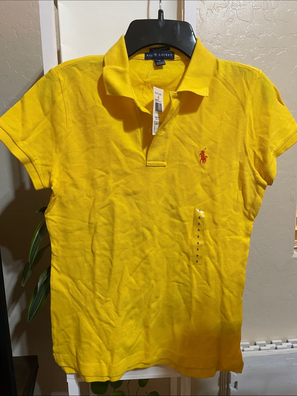 Ralph Lauren Bright Yellow Polo with Red Pony